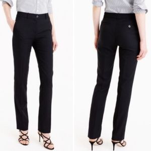 J. Crew Super 120s 100% Wool Suit Pants Black